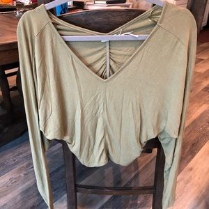 Kimchi Blue Olive Crop Top